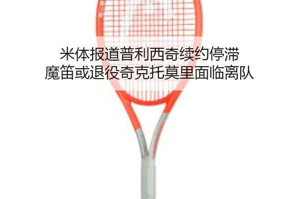米体报道普利西奇续约停滞 魔笛或退役奇克托莫里面临离队 - HaoBo