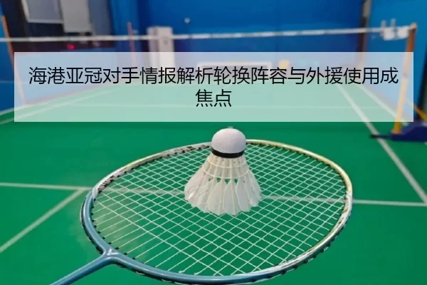 海港亚冠对手情报解析轮换阵容与外援使用成焦点（HaoBo）